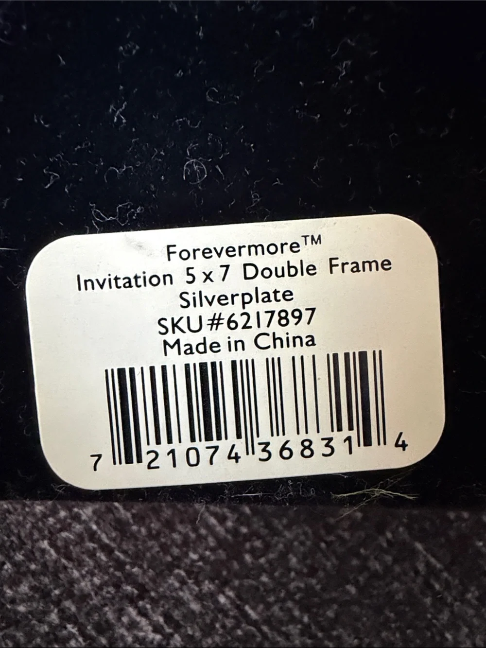 Lenox FOREVERMORE invitation double frame